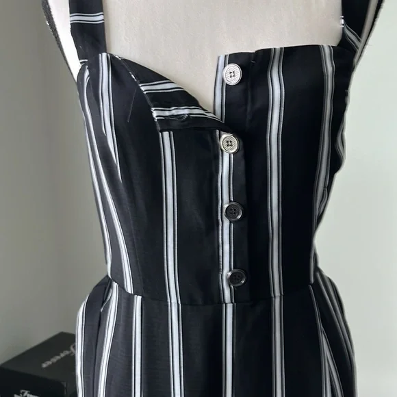 Candie’s Black and White Striped Jumpsuit 🌟 - Picture 5 of 10